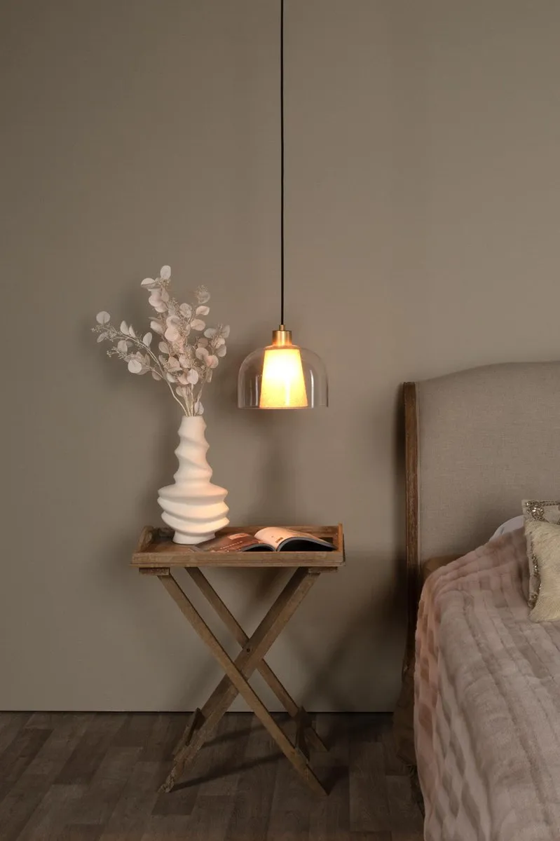 Lucide Gunhild Hanglamp Ø24cm - 3xE27 Transparant