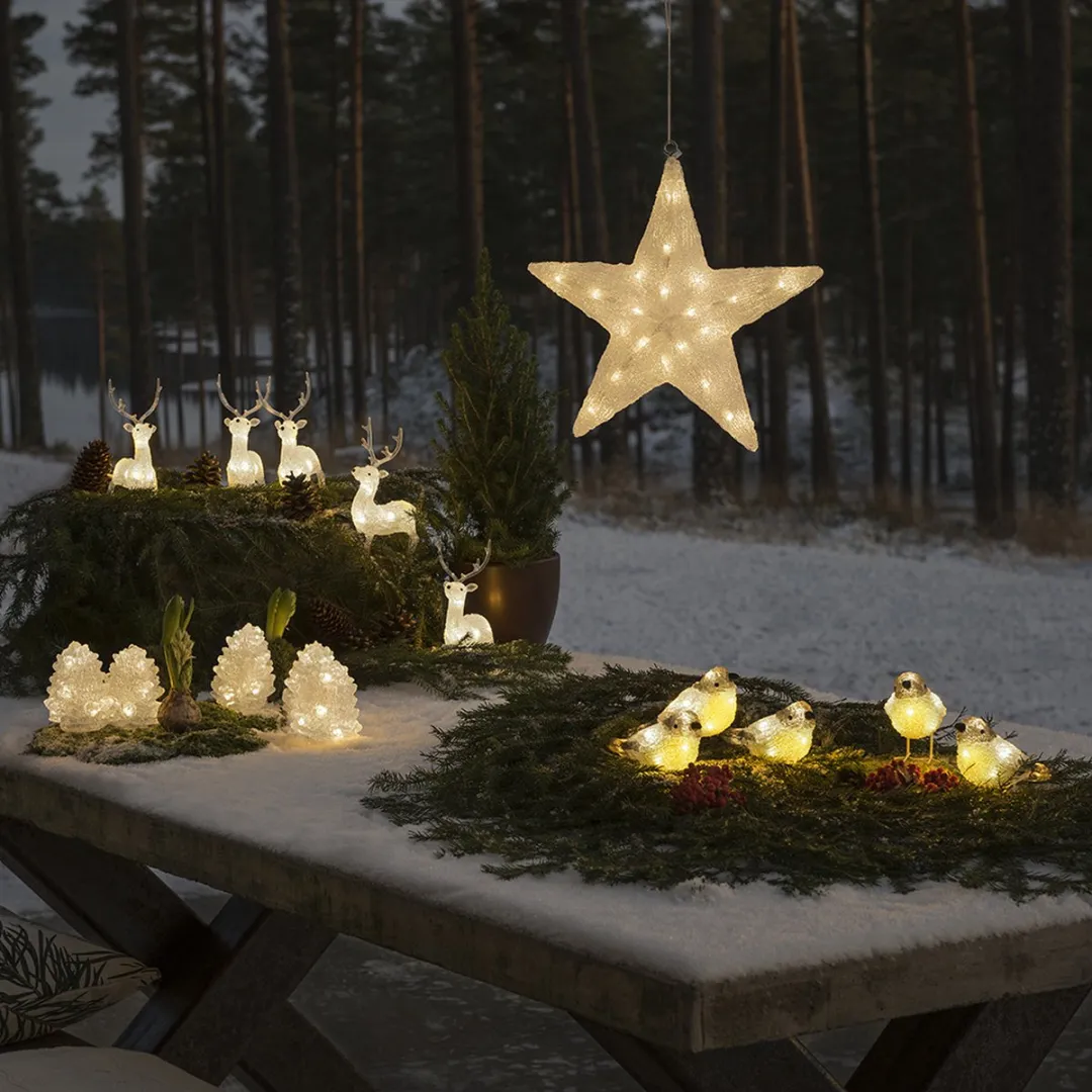 Konstsmide Rendier Lichtsnoer - 5 Stuks - Warm Wit