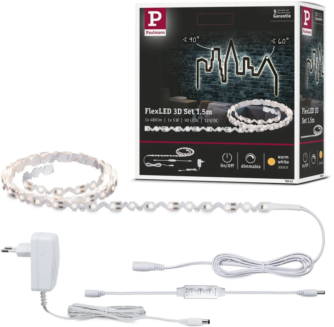 Paulmann FlexLED LED Strip 3D 1,5m 5W 320lm/m