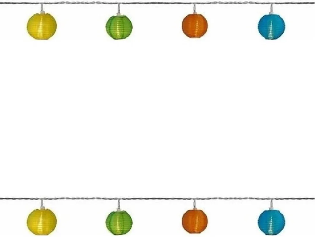 Anna's Collection Solar Lichtsnoer Lampionnen 2x2,5m