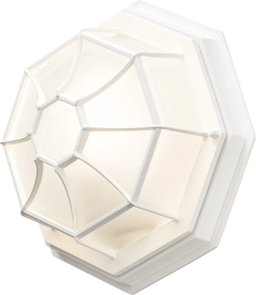 Konstsmide Moranello Wandlamp E27 - Buiten - Wit