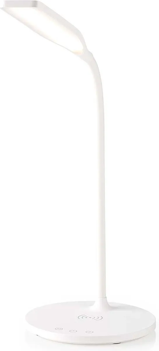 Nedis LED Bureaulamp Draadloos Opladen Touch Dimbaar 21W