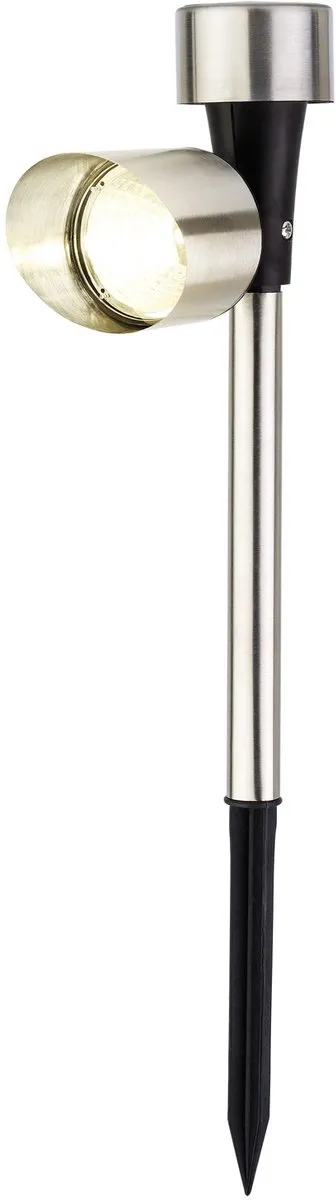 Lumineo Solar Tuinspot Ø23.5cm RVS