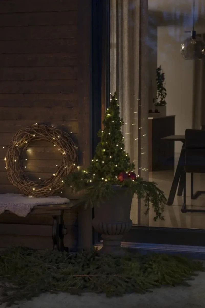 Konstsmide LED Lichtketting 20 Punten Warm Wit Mat - 1,9m - Buiten