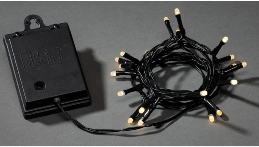 Konstsmide LED Lichtketting 20 Punten Warm Wit Mat - 1,9m - Buiten