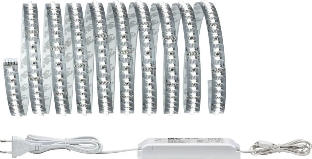 Paulmann MaxLED 1000 LED-strip Basisset 300cm - Daglichtwit 6500K - Zilver
