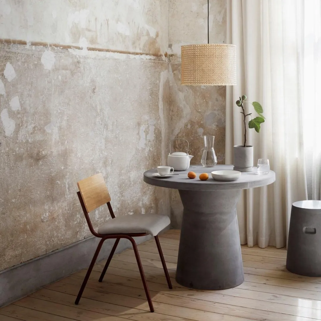 Ruben plafondlamp Rotan-messing van Broste Copenhagen