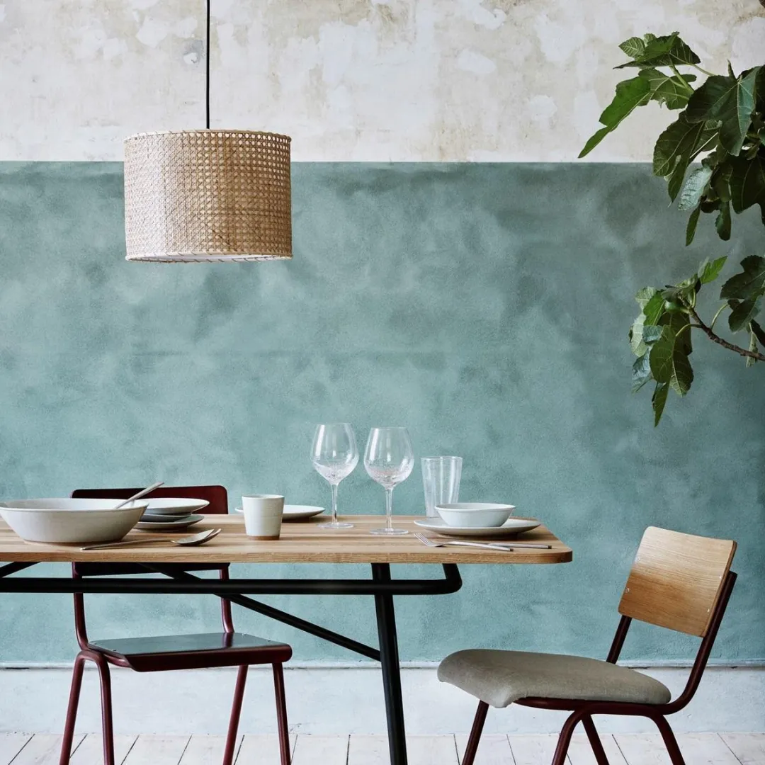 Ruben plafondlamp Rotan-messing van Broste Copenhagen