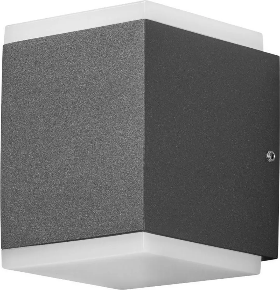 Konstsmide Monza Wandspot 2x - 10,5cm - Antraciet - afbeelding 6 van 6