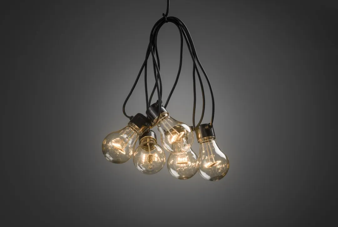 Konstsmide Sweden 2378-800 Snoerverlichting 10x Warmwit LED