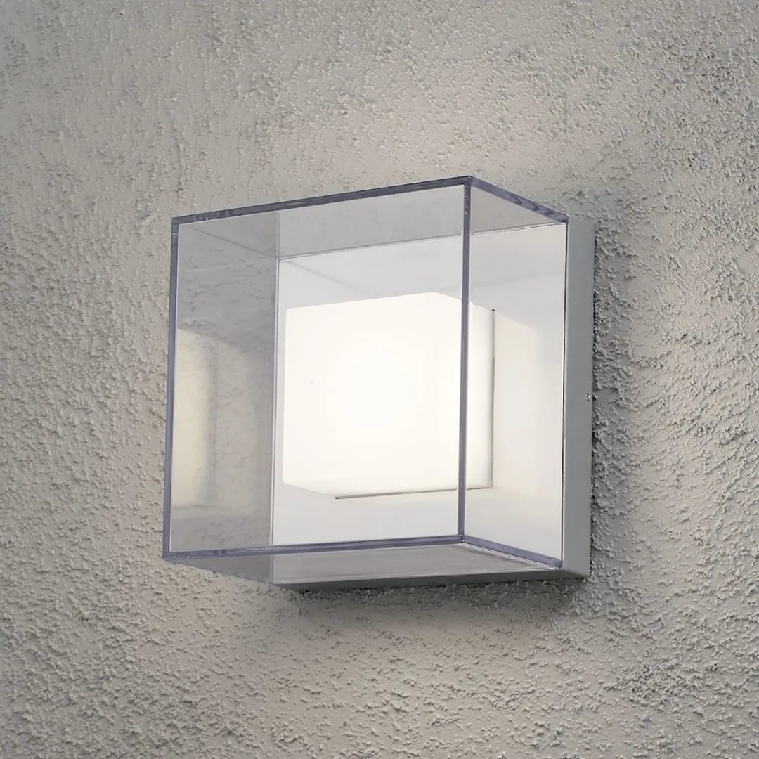 Konstsmide San Remo LED Wandlamp 9x1W 21cm - Grijs