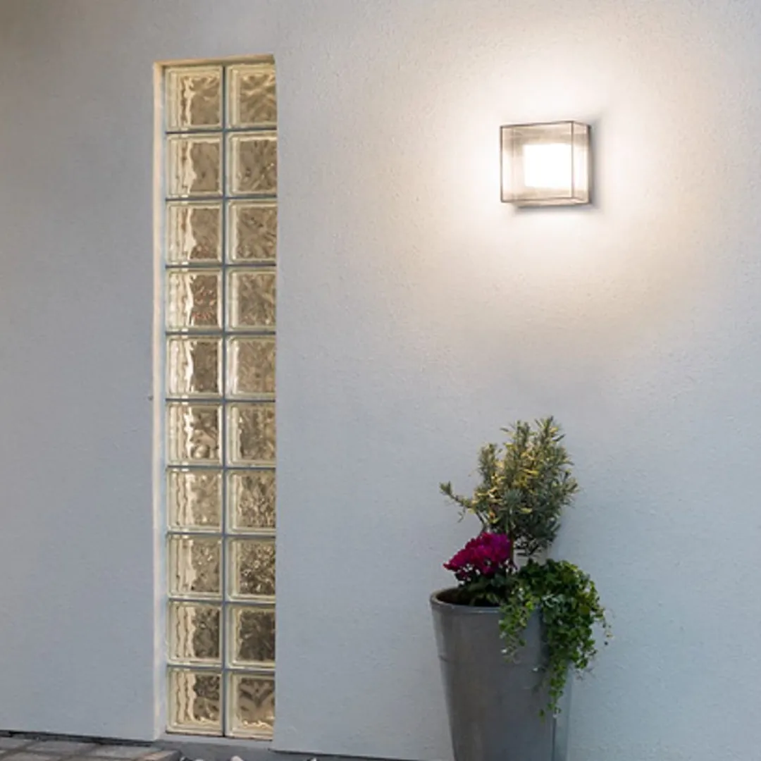 Konstsmide San Remo LED Wandlamp 9x1W 21cm - Grijs