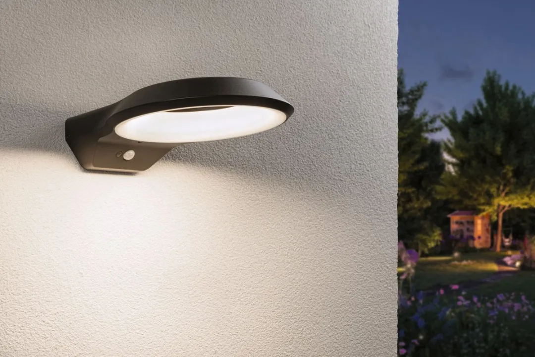 Paulmann Anela LED Wandarmatuur Buiten - 12W 700lm 2200K Antraciet