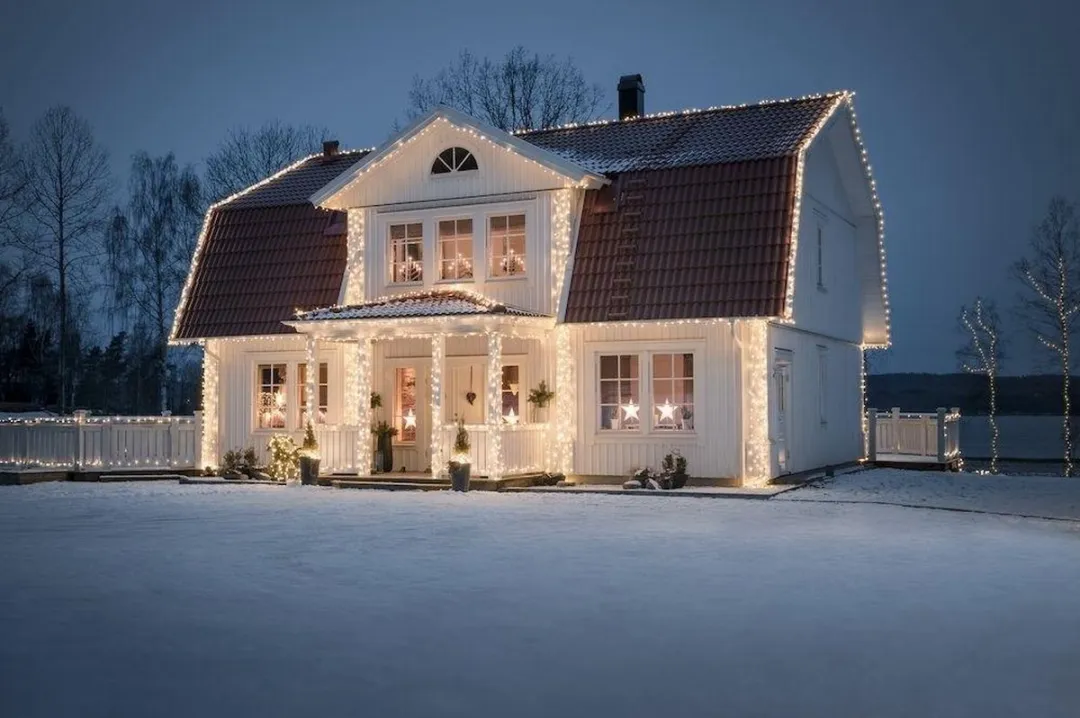 Konstsmide Lichtgordijn 104 LED Amber 1m