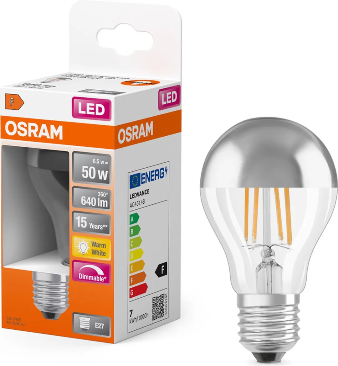 Osram LED-lamp E27 7W Warmwit - 2700K