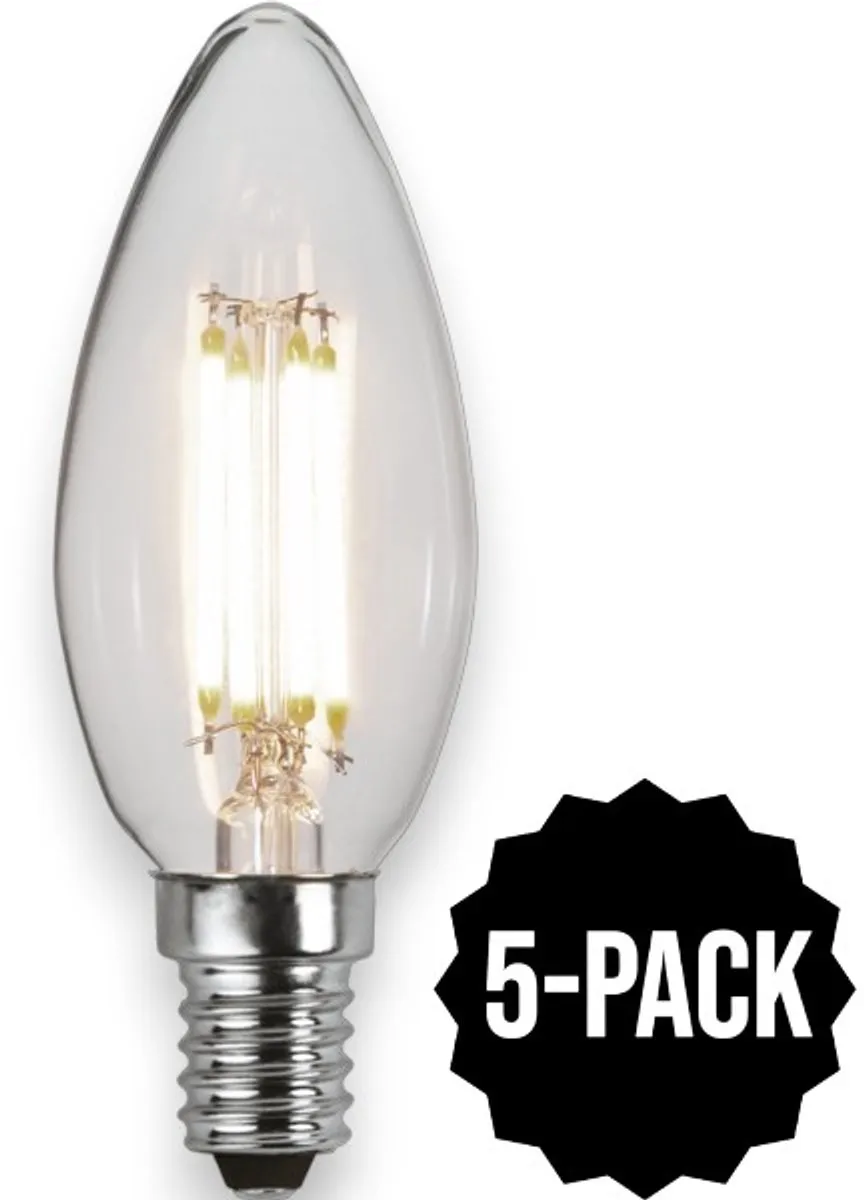 Star Trading Kaarslamp E14 4.2W 3000K