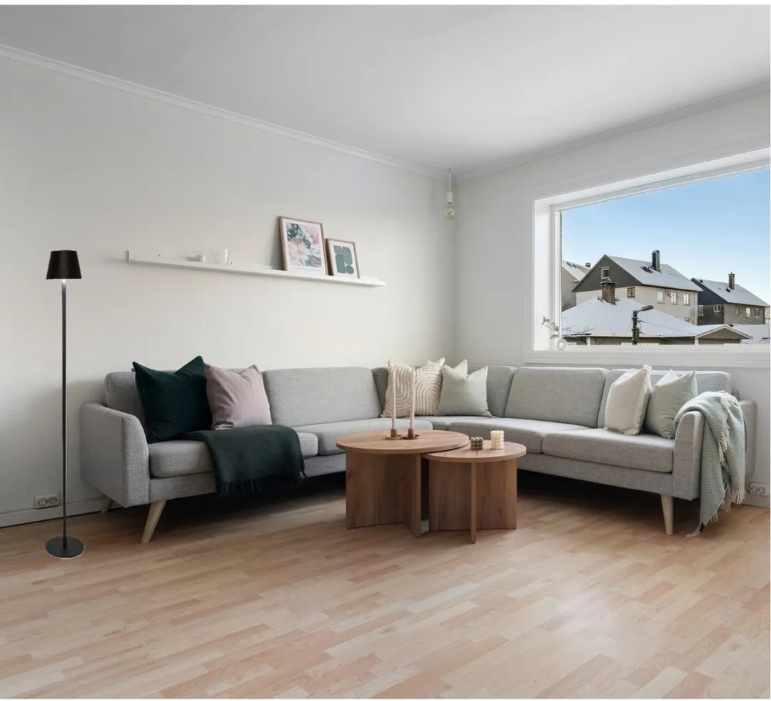 Anna's Collection Staande Ambientelamp Zwart 120cm - USB Oplaadbaar