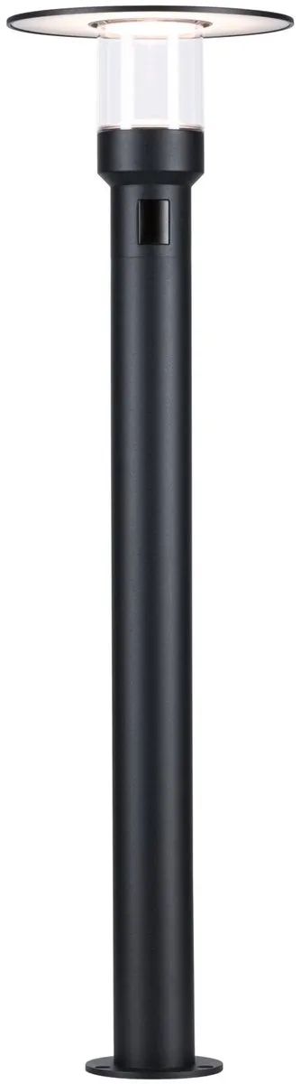 Paulmann LED Sienna Schemerlamp Bewegingsmelder 9W 3000K - Antraciet
