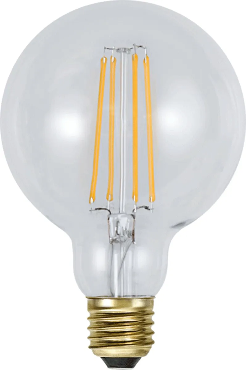 Star Trading G95 Bol E27 3.6W Super Warm Wit - 2200K - Helder - afbeelding 6 van 6
