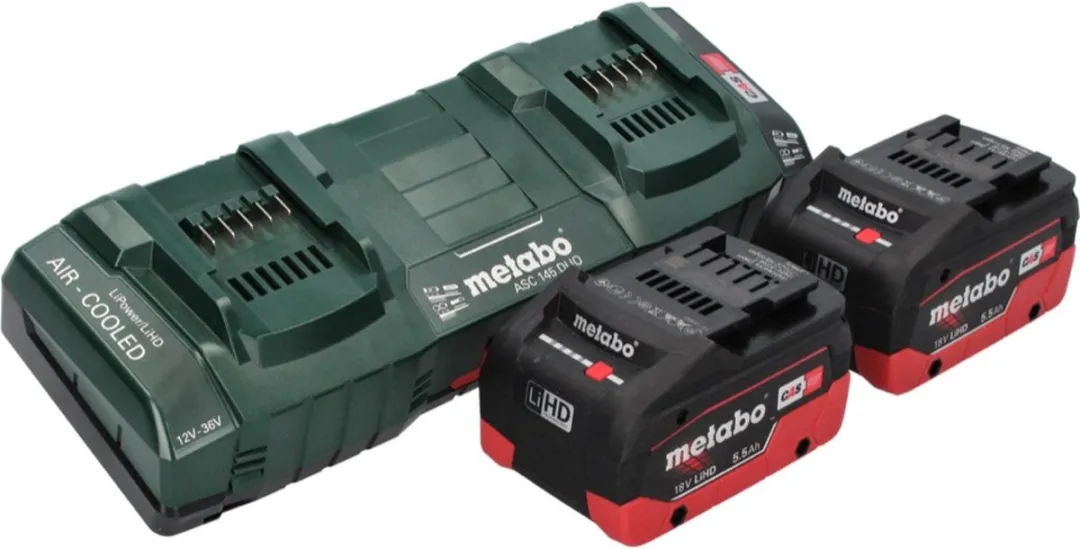 Metabo FSB 36-18 LTX BL 40 Accu-borstelfrees - 2x 5,5Ah accu - afbeelding 5 van 5