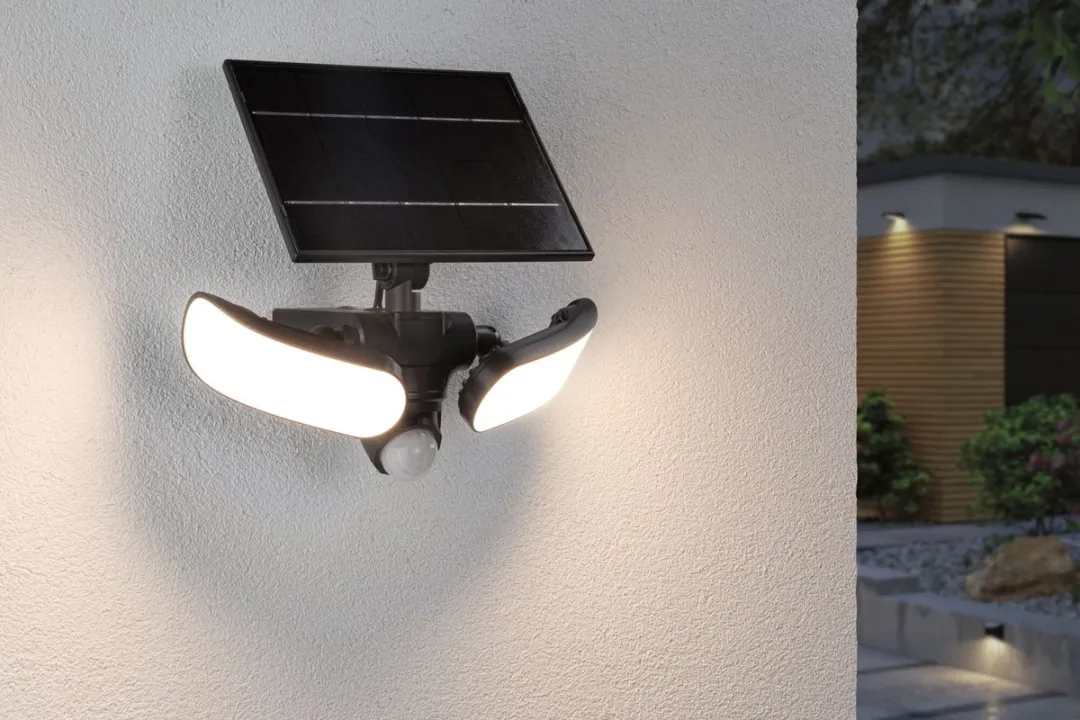 Paulmann Sonlig Solar LED Wallwasher Antraciet 3000K - 2x1100lm - afbeelding 6 van 6