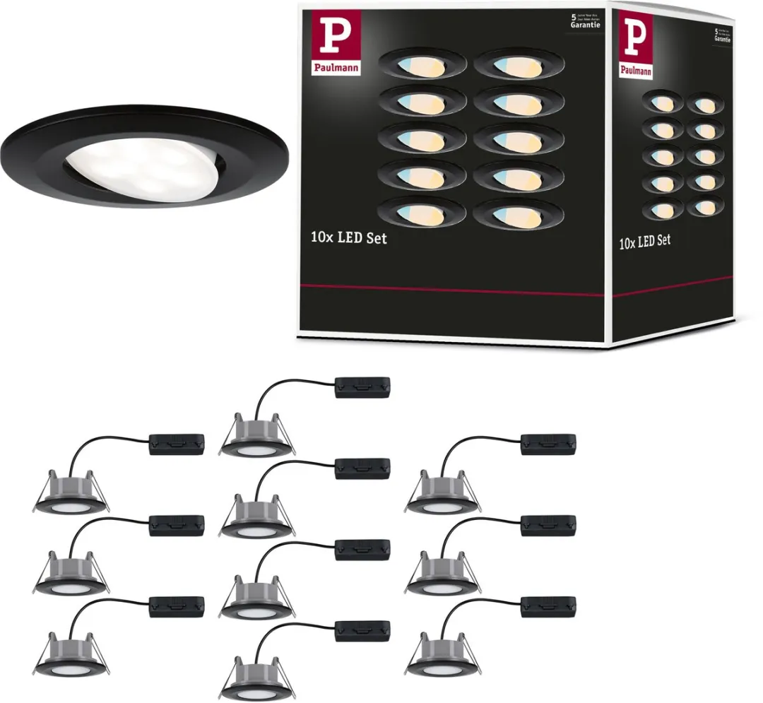 Paulmann LED-inbouwlamp Calla Set 10x