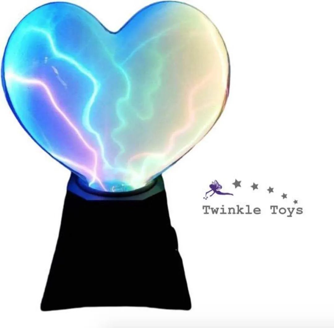 Twinkle Toys Plasma Lamp Hart RGB - 10W - 15cm