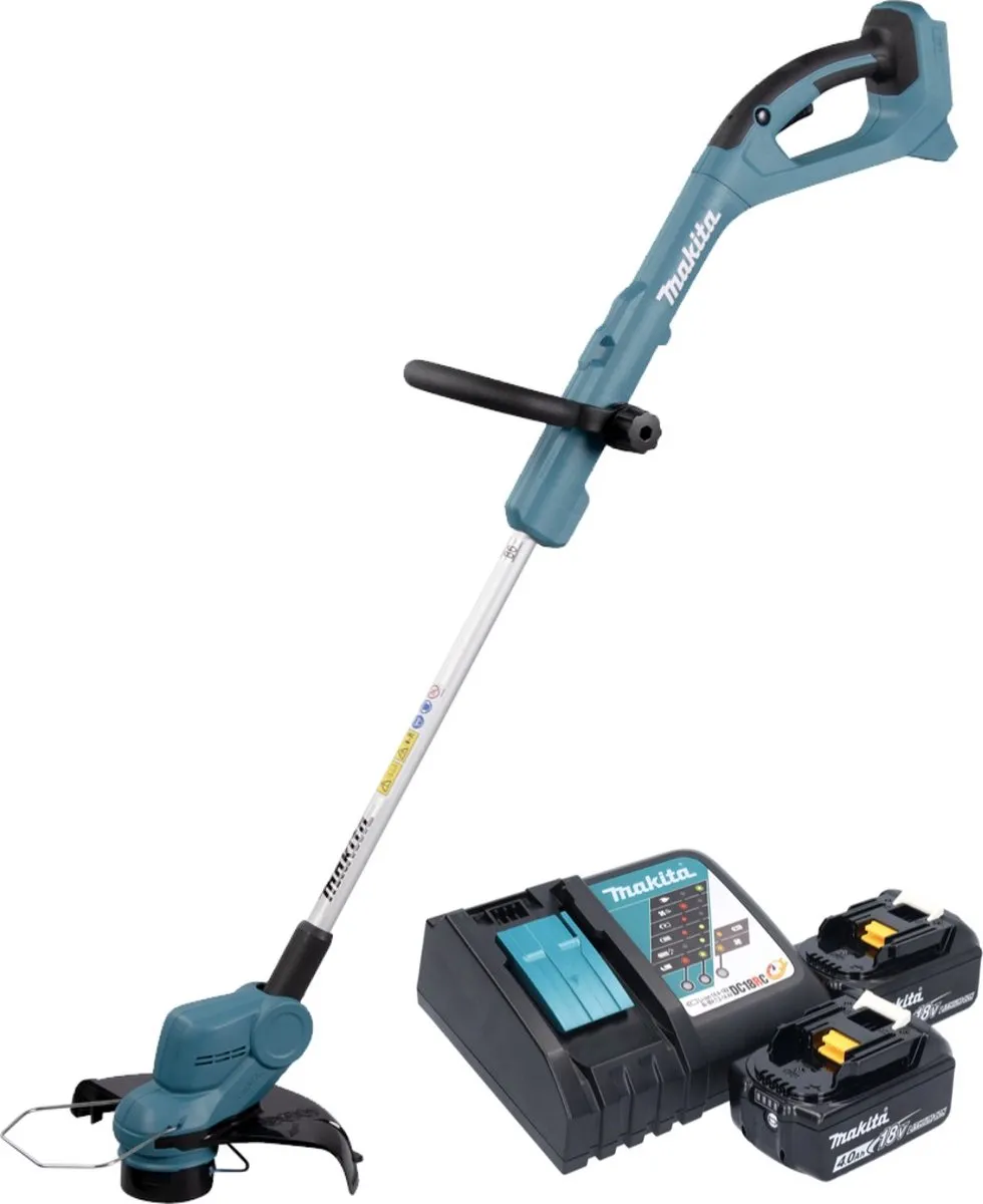 Makita DUR 193 RM Accu-Graskantensnijder 260mm - 2x 4,0Ah + Oplader - afbeelding 3 van 5
