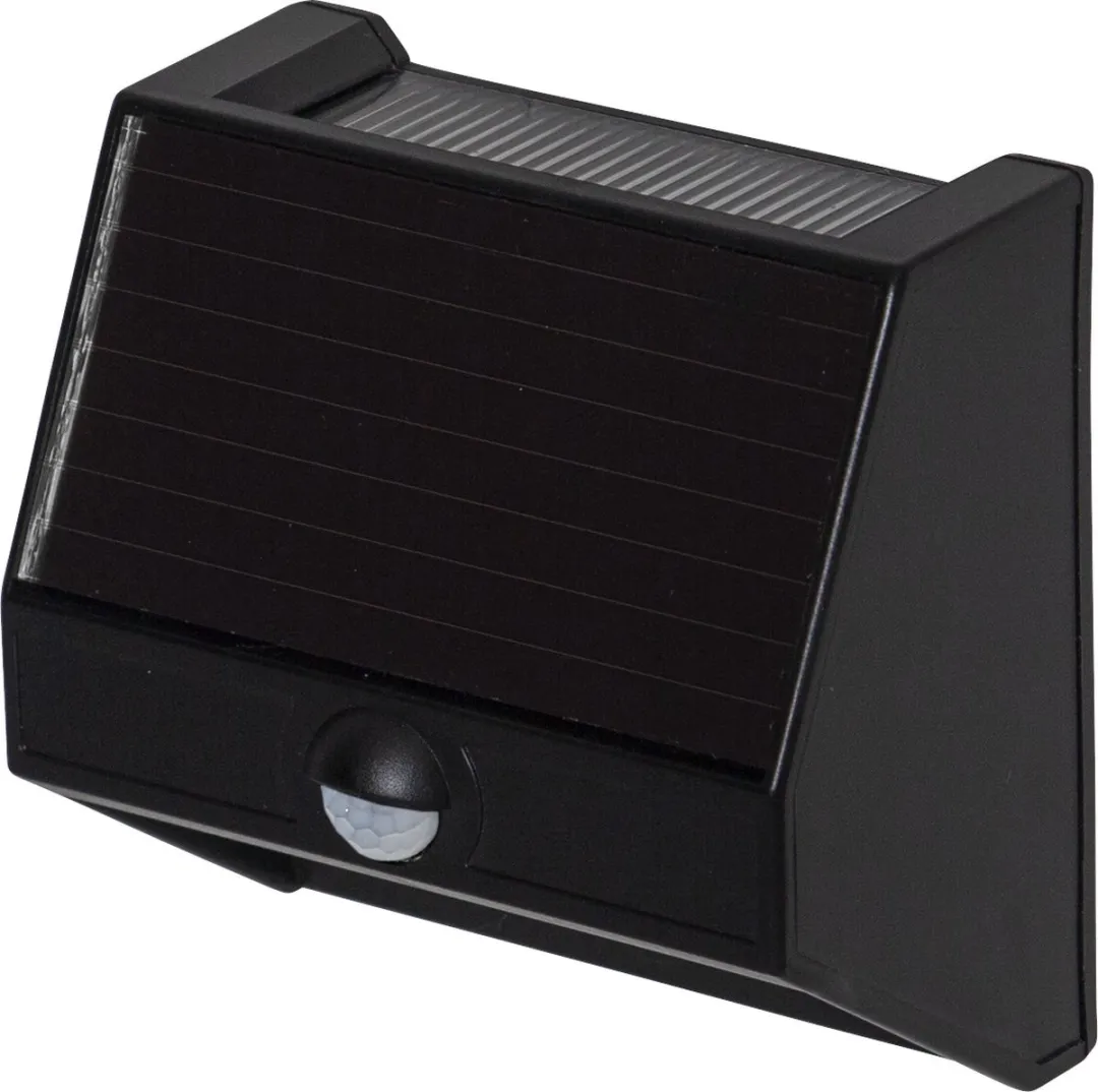 Star Trading Wally Wandlamp Zonne-energie - 2 Lichtpunten - Zwart