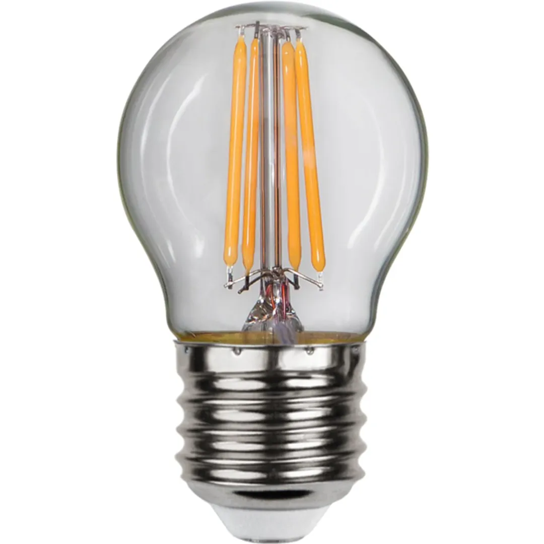 Star Trading E27 Filament Bol 4.2W Warm Wit 5 Stuks