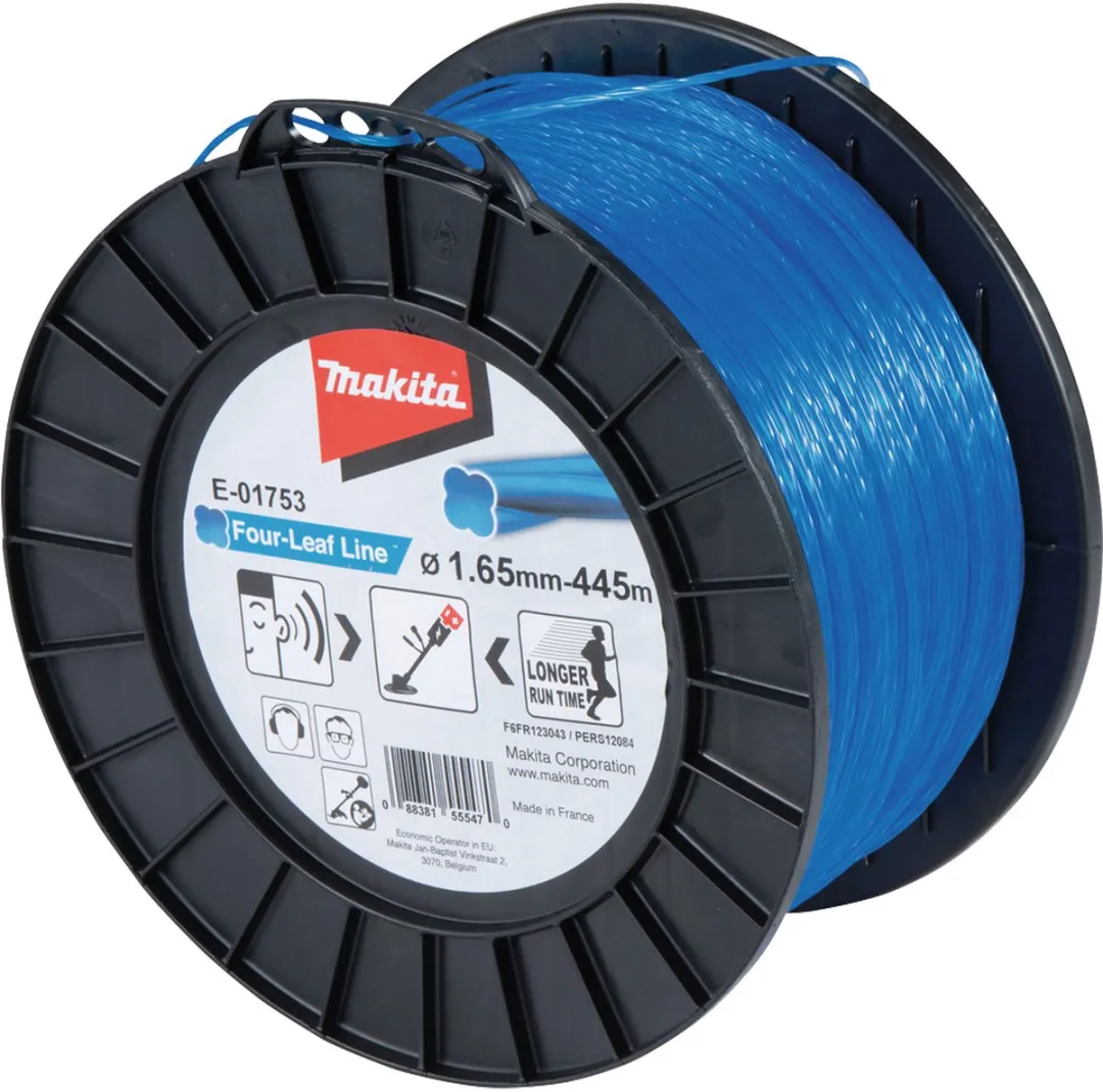 Makita Vierbladig Maaidraad 445m Ø1,65mm - Blauw