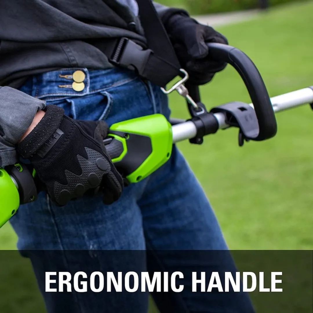 Greenworks 48V Accu Trimmer 400mm - 2x 4Ah accu + dual lader - afbeelding 6 van 6