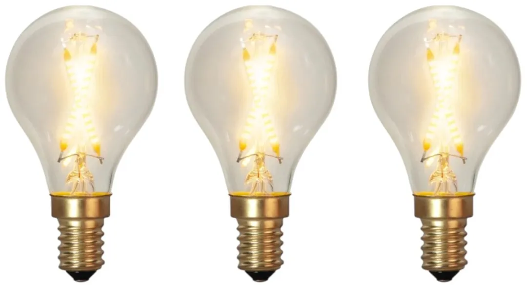 Star Trading Soft Glow Kogellamp E14 - 0.5W - 3 Stuks