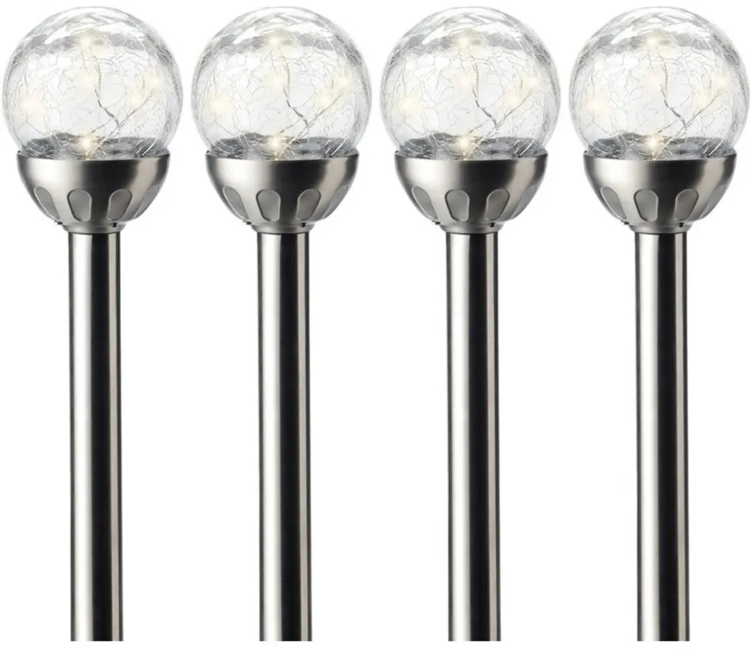 Lumineo Navi Solar Buitenlampen RVS 30cm