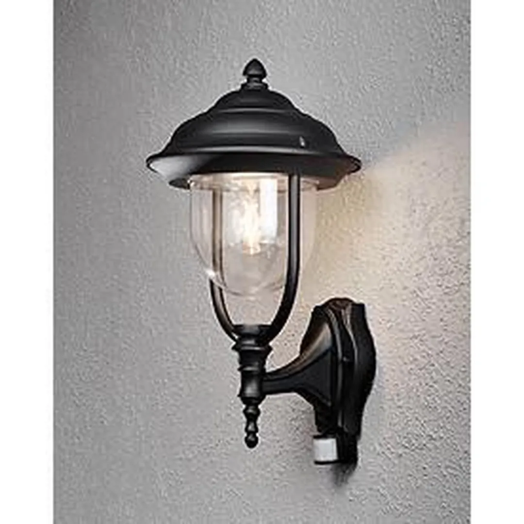 Konstsmide Parma Wandlamp Buiten - E27 75W - Zwart
