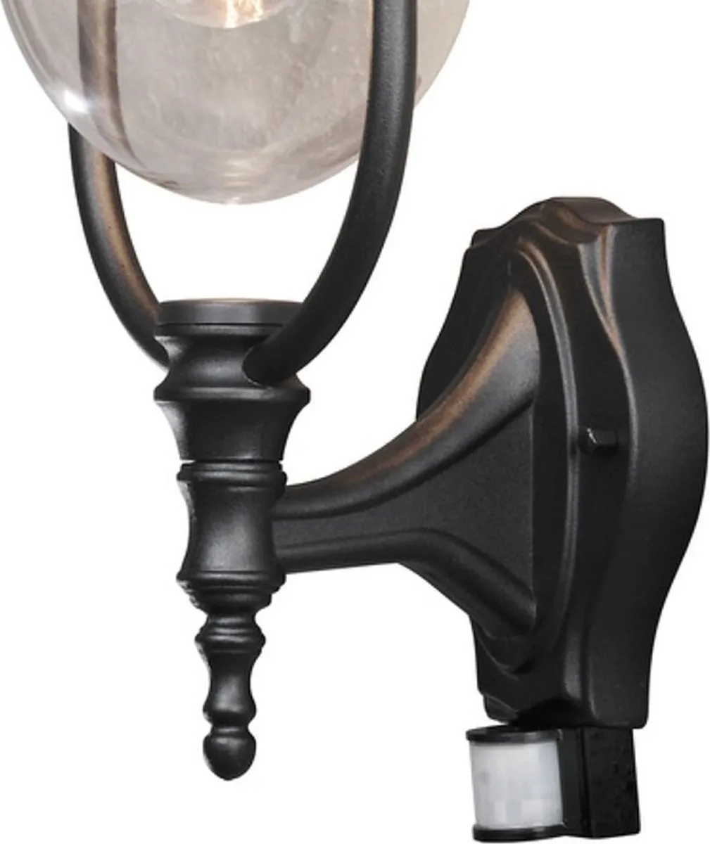 Konstsmide Parma Wandlamp Buiten - E27 75W - Zwart - afbeelding 6 van 6