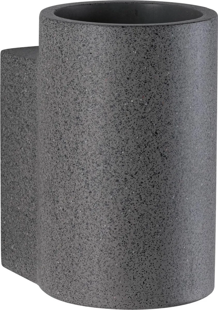 Paulmann LED Wandarmatuur Concrea IP65 3000K 6,8W - 300lm - Zwarte zandsteen