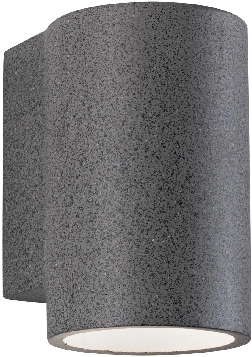Paulmann LED Wandarmatuur Concrea IP65 3000K 6,8W - 300lm - Zwarte zandsteen