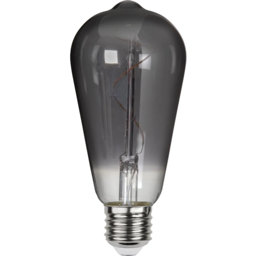 Star Trading Druppel-Edison Rookglas E27 3W - 5 Stuks