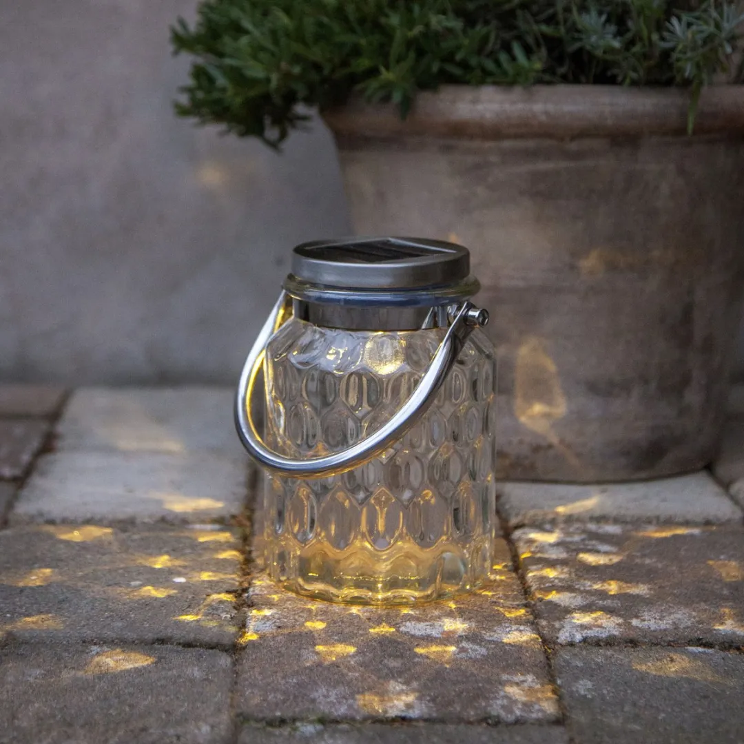 Star Trading Pireus LED Lantaarn 16cm - Warm Wit - Helder Glas