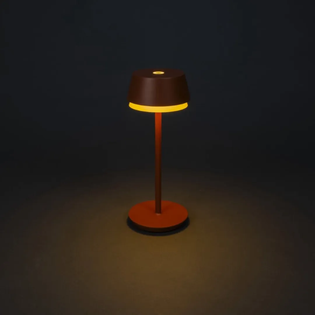 Konstsmide Lyon Tafellamp RGB - 2.2W - Terracotta - afbeelding 6 van 6