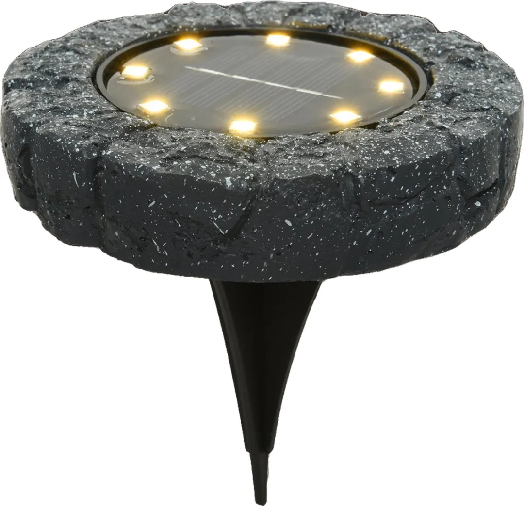 Lumineo Solar Grondspot Kunststeen 11x2cm