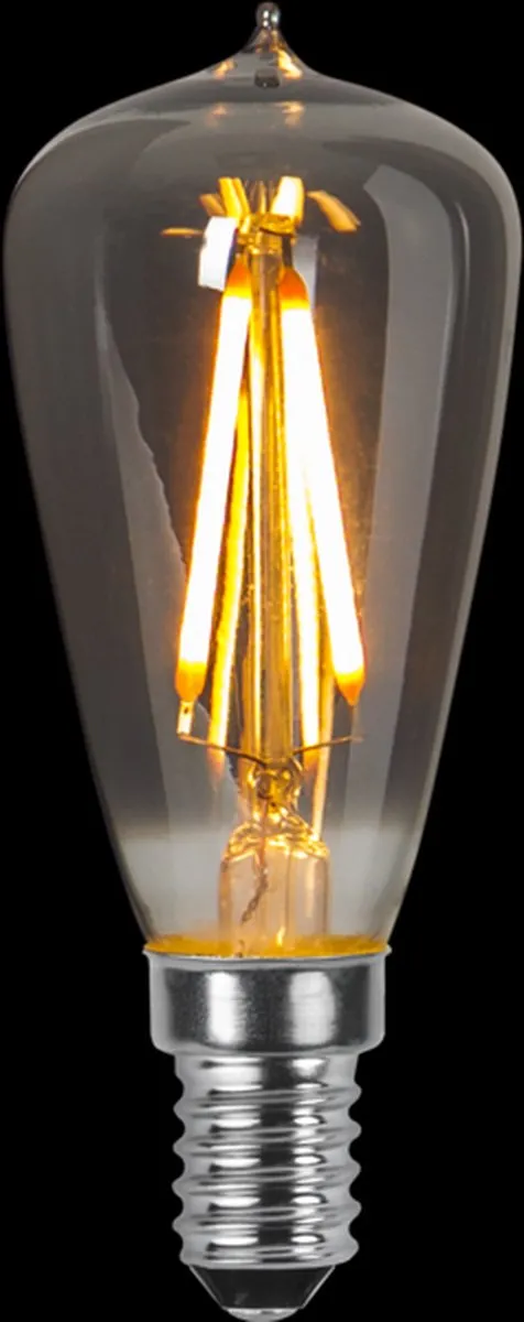 Star Trading Kogellamp E14 1.6W Rookglas