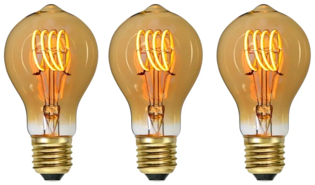 Star Trading Edison Bol 2.5W 2200K - 3 Stuks
