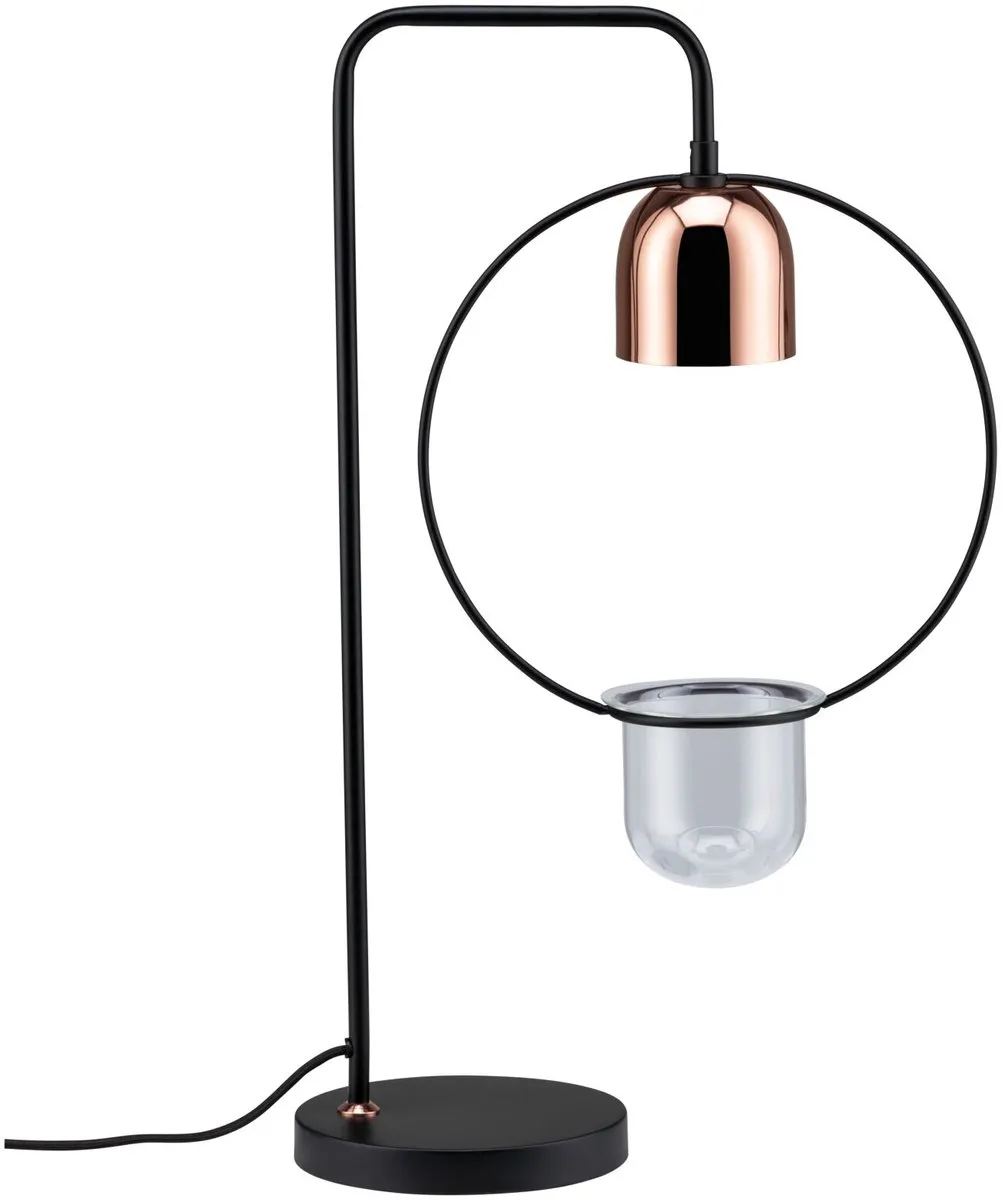 Paulmann Neordic LED-tafellamp Fanja GU10 - 20W - Zwart/Koper