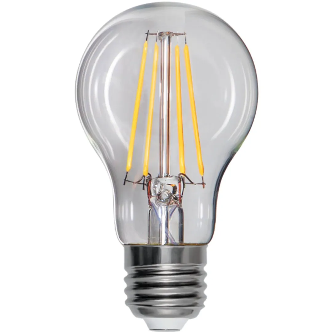 Star Trading Standaard Bol Heldere LED - E27 8W Extra Warm Wit 2700K - 5 Stuks