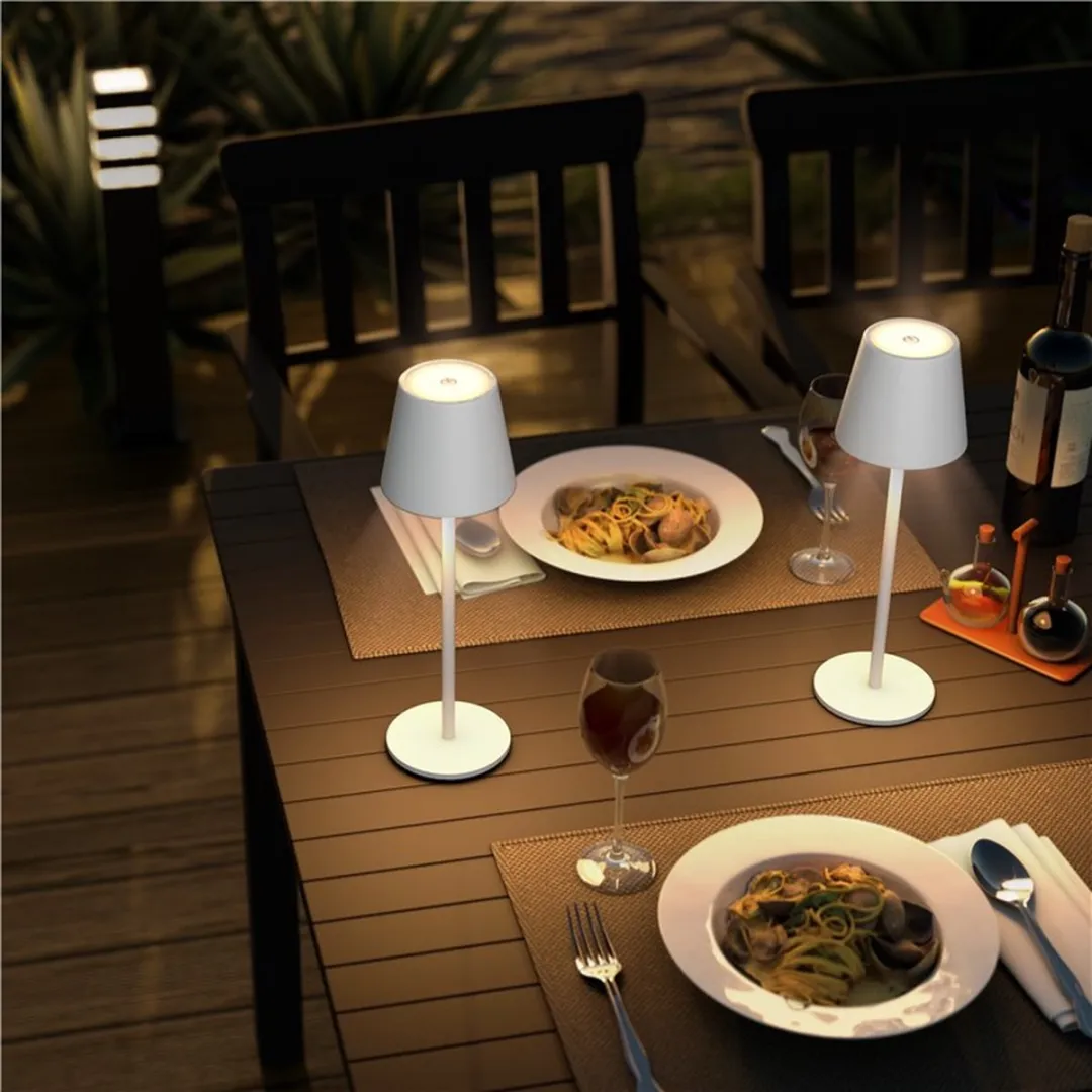 Goobay Wireless LED Tafellamp - 11cm - Wit