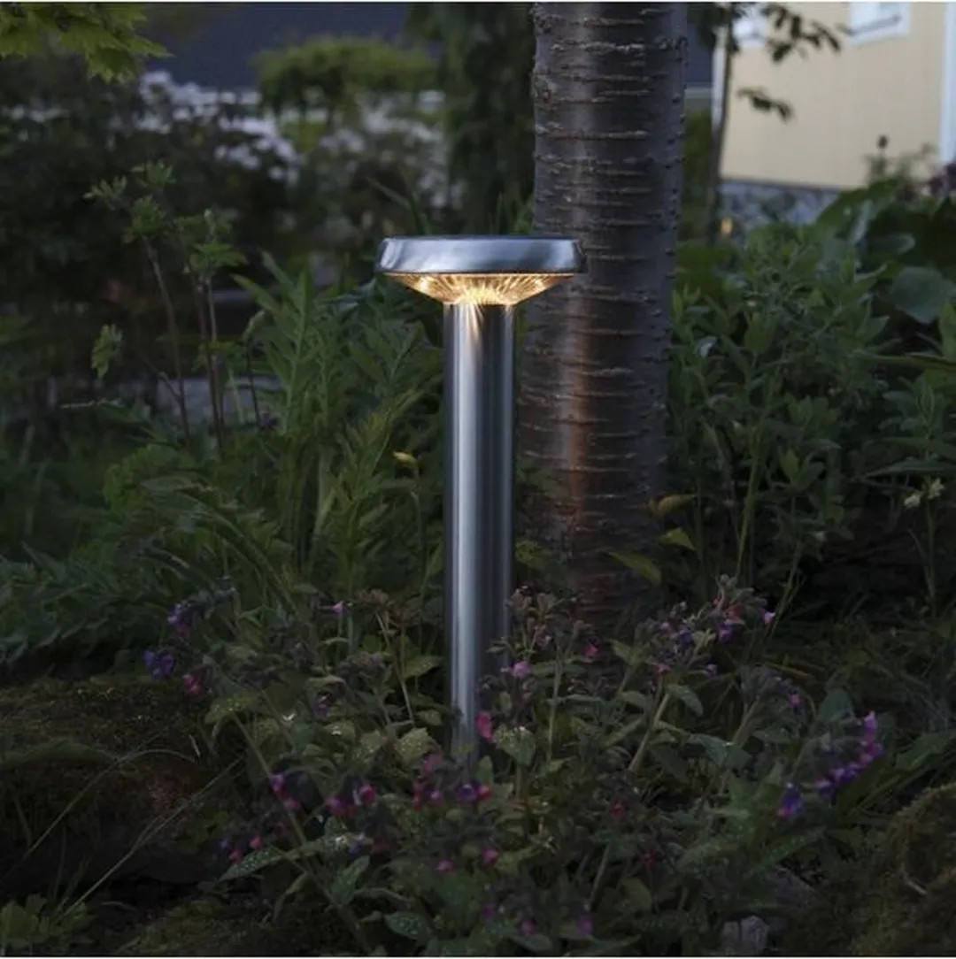 Star Trading Sevilla Solar LED Buitenlamp RVS - 2 Stuks