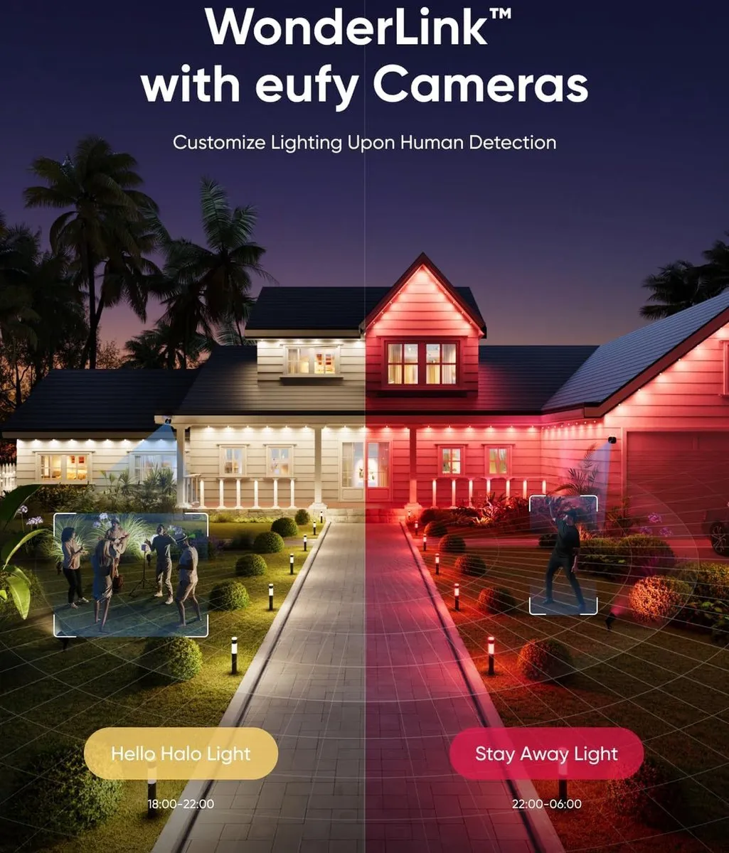 Eufy E10 Tuinpadverlichting RGBWW - 4 Stuks - 350 Lumen - IP65