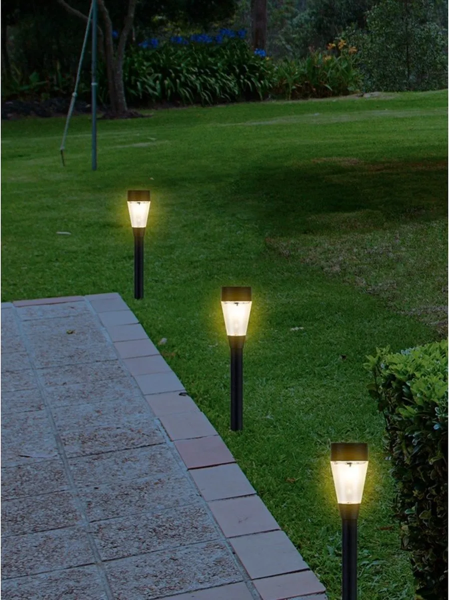 Lumineo Jive Solar Verlichting 3x - 32cm - Zwart